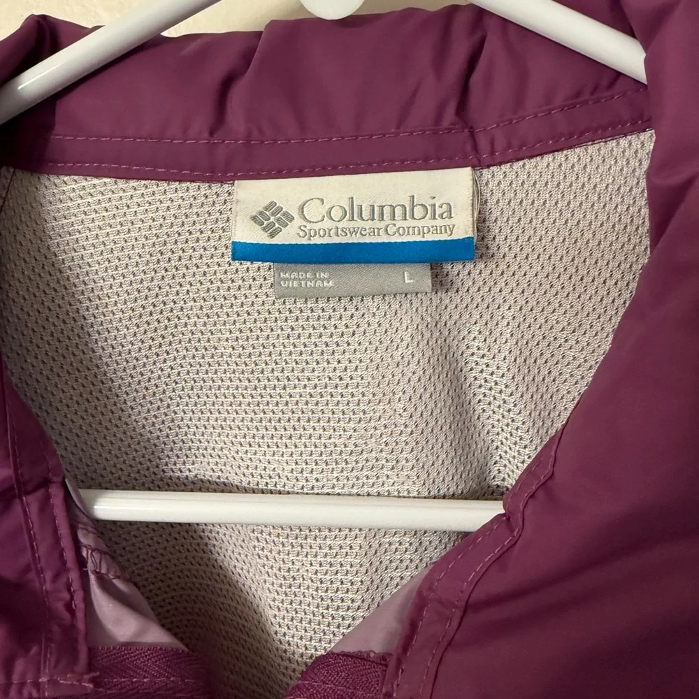 💦Columbia Waterproof Women's Purple Jacket NWOT - Picture 2 of 3